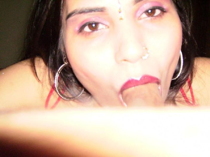 She is sucking my cock