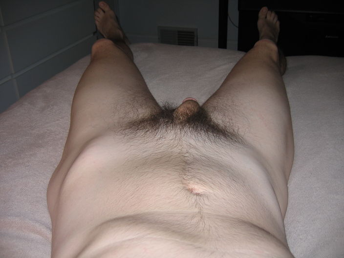 Closeups of my hairy cock