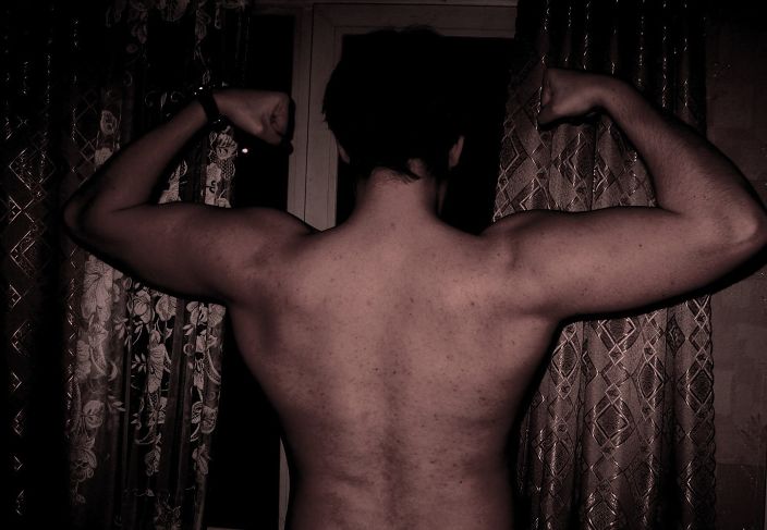Back, double biceps