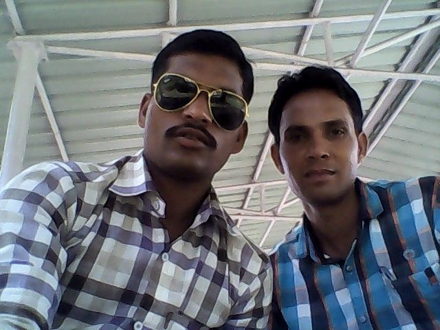 in the right is my friend