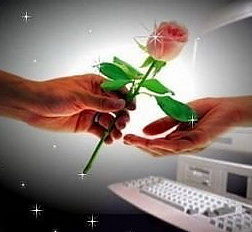Роза виртуалоьной любви