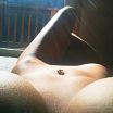 sunbath naked
