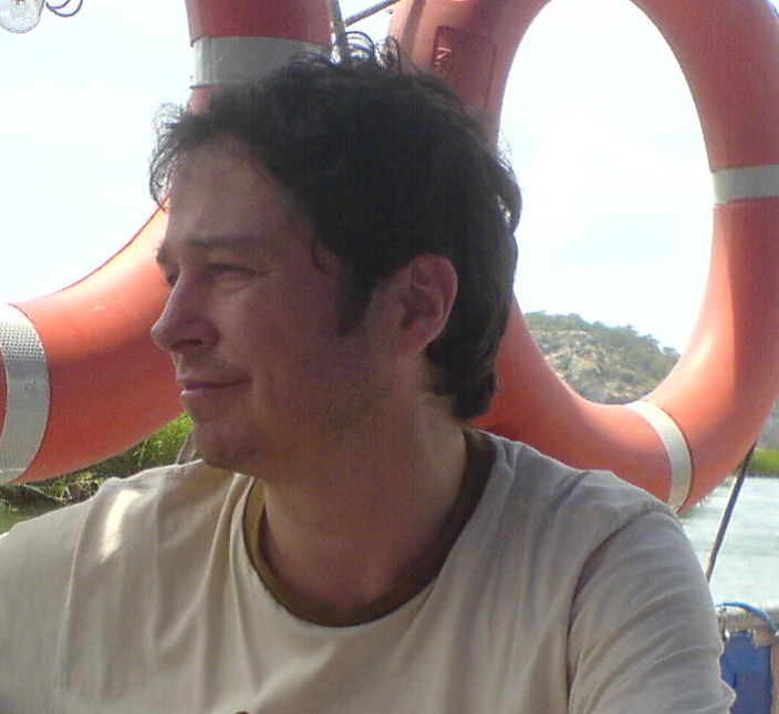 On boat in Turkey