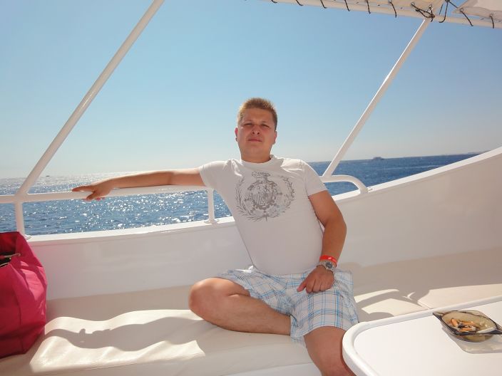 я на море