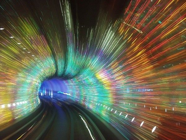 тунель радуга