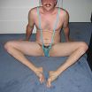 Blue sling and hairy