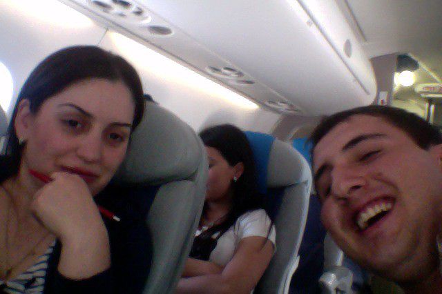 In the plane