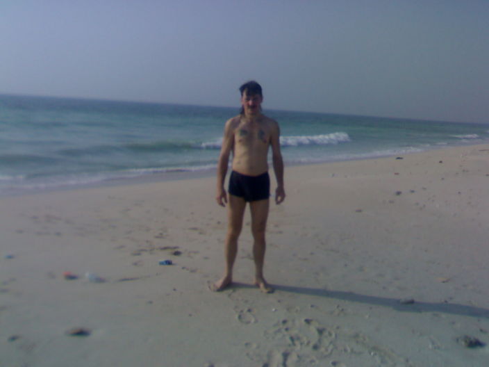 Дикий пляж в ОАЭ