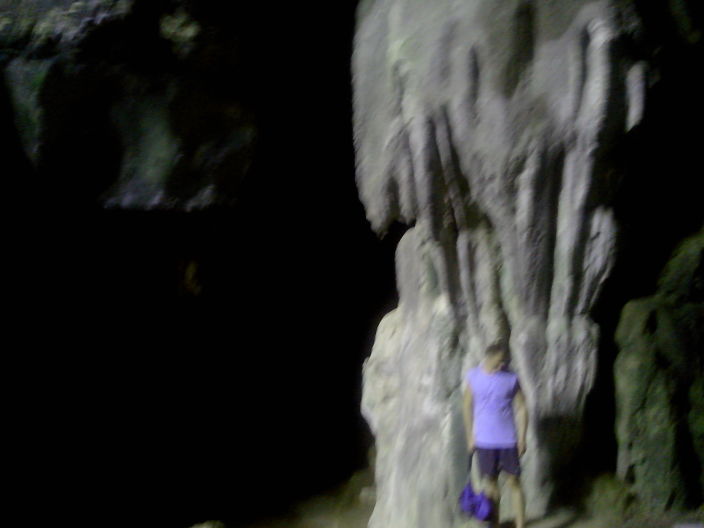 в пещере