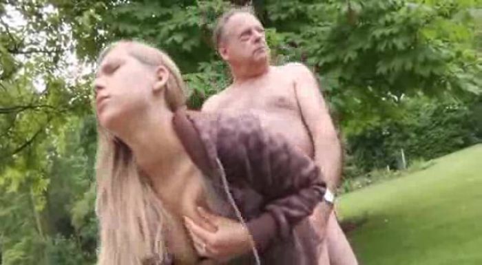 Old fat man & sweet teen fuck indoor