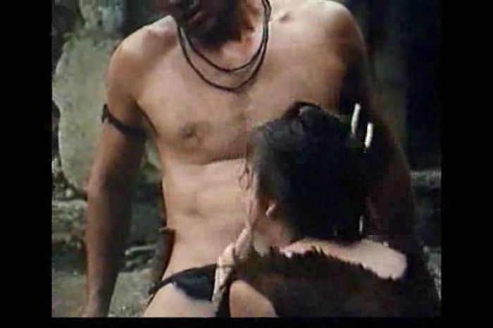 Apeman and Jane fuck in the jungle