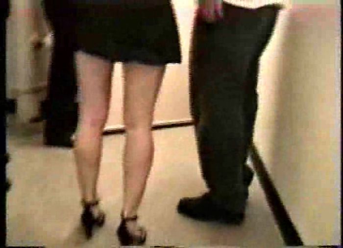 Slut fucking in hotel hallway