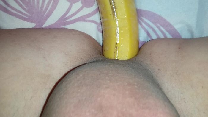 банан в попке