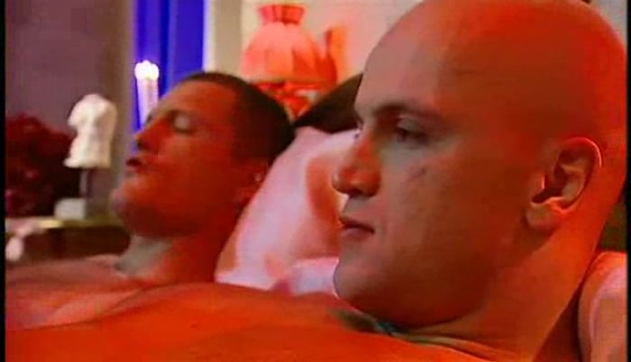 Blonde double penetrated and jizzed